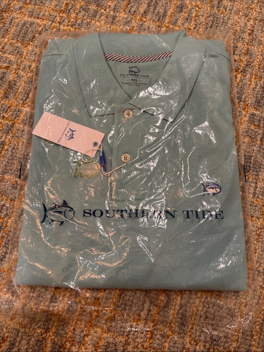 Southern Tide Polo Shirt in Aqua